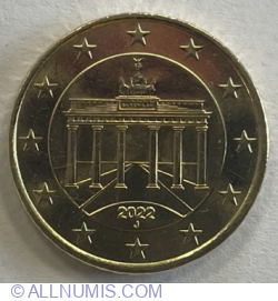 Image #2 of 50 Euro Cent 2022 J