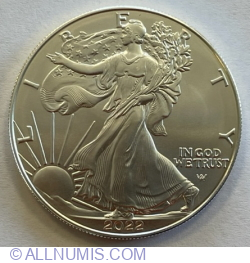 Image #2 of American Silver Eagle 2022