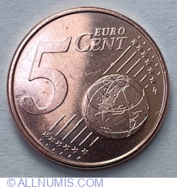 Image #1 of 5 Euro Cent 2022 A