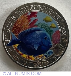 3 Euro 2024 - Luminous Marine Life - Acanthurus coeruleus