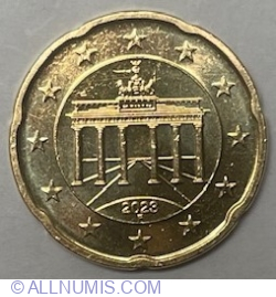 Image #2 of 20 Euro Cent 2023 F
