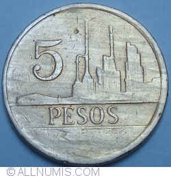 5 Pesos 1.981