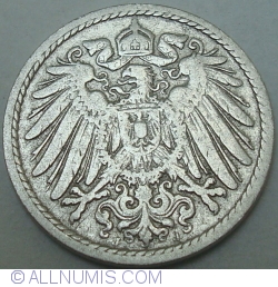 Image #2 of 5 Pfennig 1896 J
