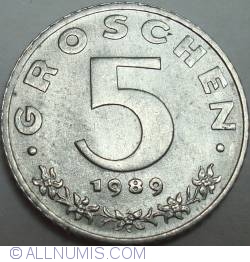 5 Groschen 1989