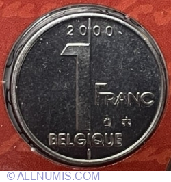 1 Franc 2000 - (Belgique)