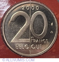 20 Francs 2000 - (Belgique)