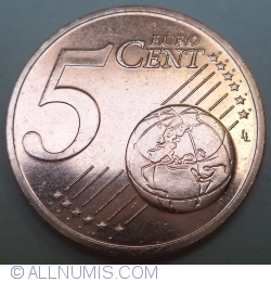 Image #1 of 5 Euro Cent 2015 F