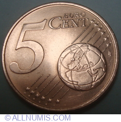 Image #1 of 5 Euro Cent 2018 D
