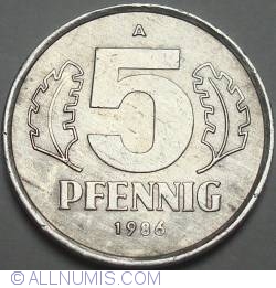 Image #1 of 5 Pfennig 1986 A