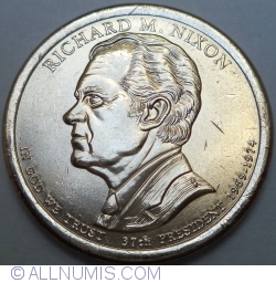 Image #2 of 1 Dollar 2016 D - Richard M. Nixon