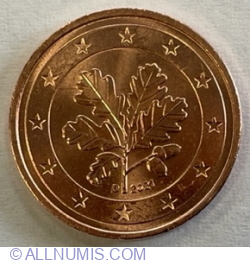 Image #2 of 2 Euro Cent 2021 D