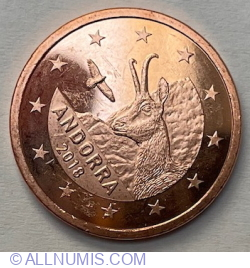Image #2 of 5 Euro Cent 2018