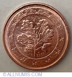 1 Euro Cent 2020 D