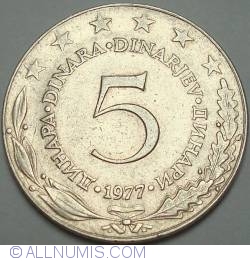 Image #1 of 5 Dinari 1977