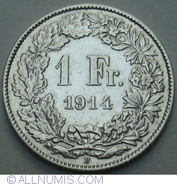 Image #1 of 1 Franc 1914