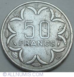 Image #1 of 50 Francs 1977 E - Cameroon
