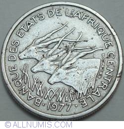 Image #2 of 50 Francs 1977 E - Cameroon