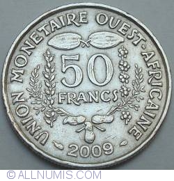 Image #1 of 50 Francs 2009