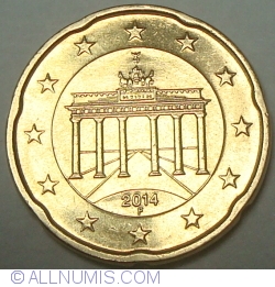 Image #2 of 20 Euro Cent 2014 F