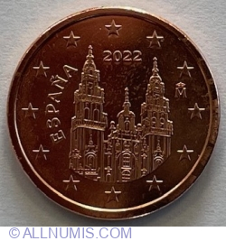 Image #2 of 5 Euro Cent 2022