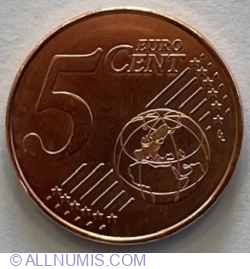 Image #1 of 5 Euro Cent 2022