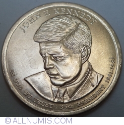 Image #2 of 1 Dollar 2015 P - John F. Kennedy