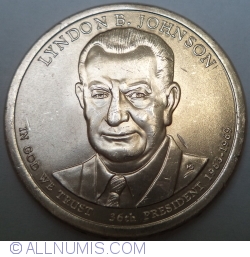 Image #2 of 1 Dollar 2015 P - Lyndon B. Johnson