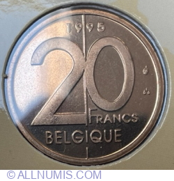 Image #1 of 20 Francs 1995 - (Belgique)