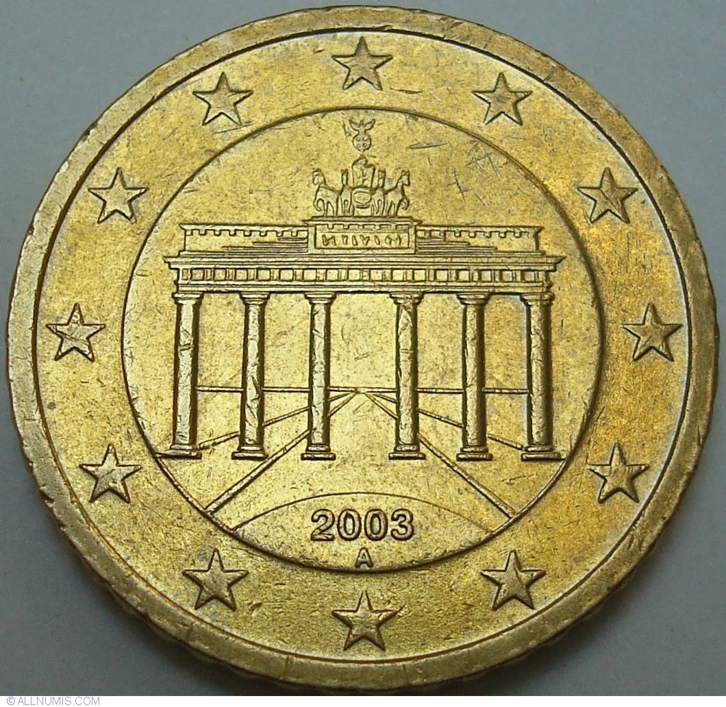 50 Euro Cent 2003 A Euro 2002 present Germany Coin 29149 50-euro-cent-2003-a-euro-2002-present-germany-coin-29149