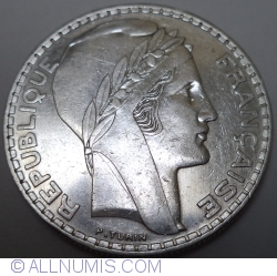 Image #2 of 20 Francs 1934