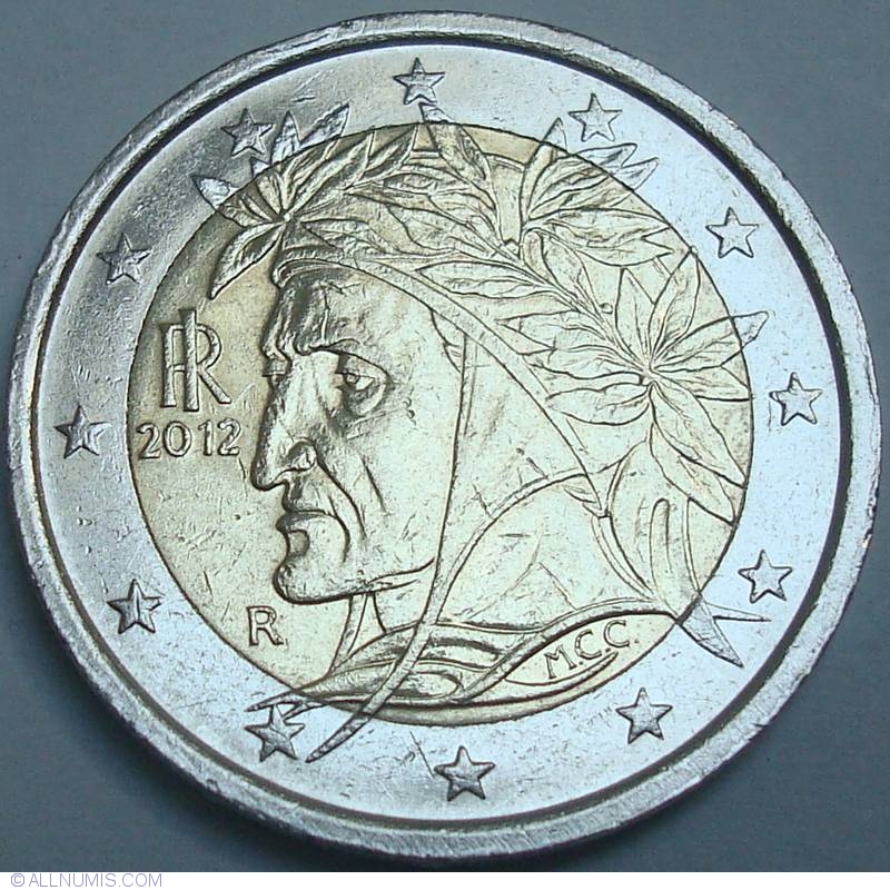 2 Euro 2012 Euro 2002 2 Euro Italia Monedă 33145