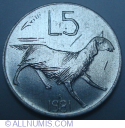 Image #1 of 5 Lire 1981 R