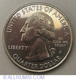 Quarter Dollar 2020 D - Weir Farm National Historic Site, Connecticut