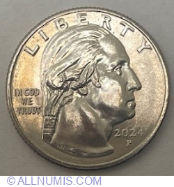 Quarter Dollar 2024 P - Celia Cruz