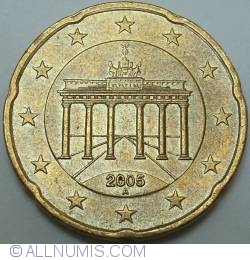 Image #2 of 20 Euro Cenţi 2005 A