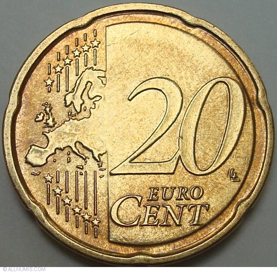20 euro cent 2007-2021, France - Coin value - uCoin.net