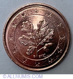 Image #2 of 2 Euro Cent 2021 G