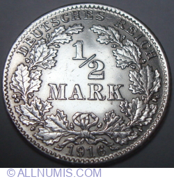 1/2 Mark 1916 D