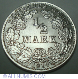 1/2 Mark 1919 J