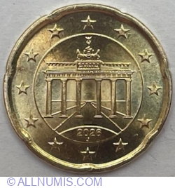 20 Euro Cent 2026 J
