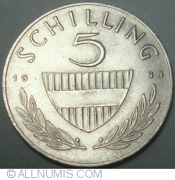 5 Schilling 1964