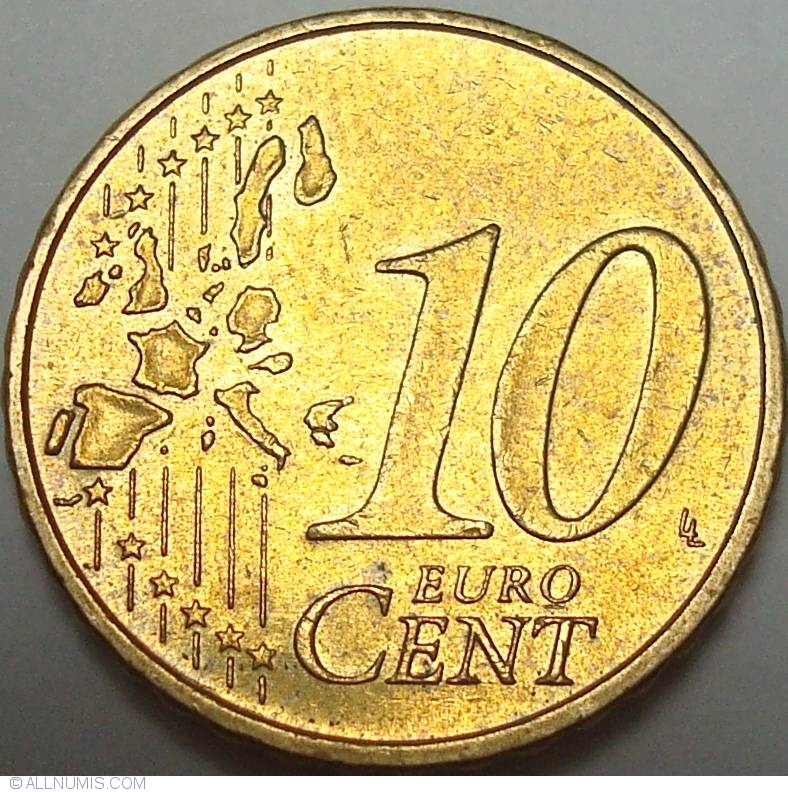 10 Euro Cent 2004 G Euro 2002 Present Germany Coin 29211