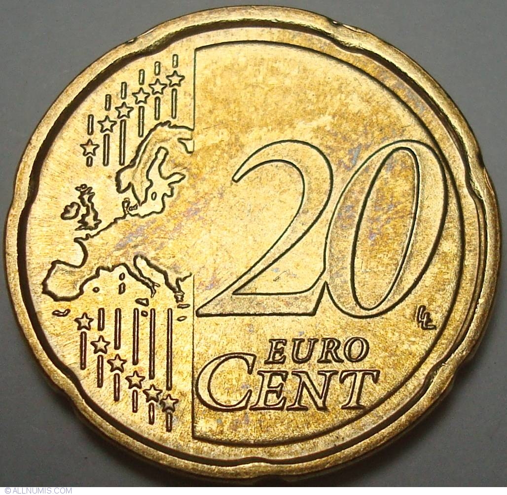 1999 20 euro cent value