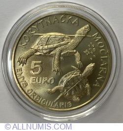 5 Euro 2026 - Fauna and Flora in Slovakia - European Pond Turtle