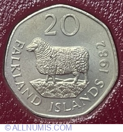 20 Pence 1982