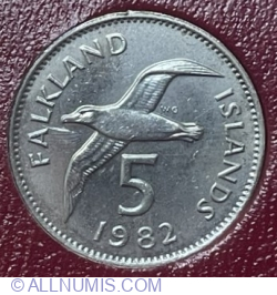 5 Pence 1982