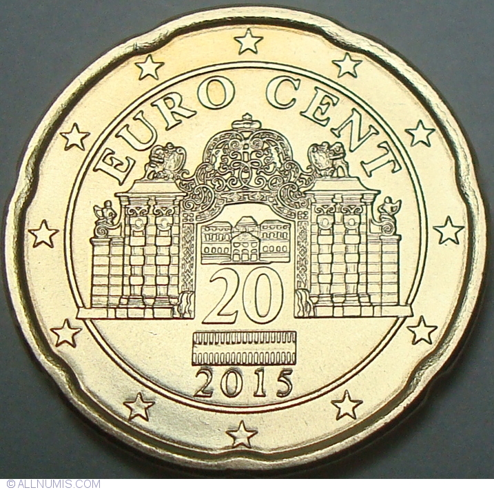 euro 20 cent coin value