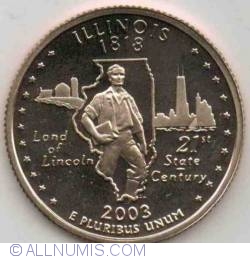Image #2 of State Quarter 2003 S - Illinois 