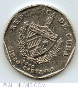 Image #1 of 5 Centavos 2000