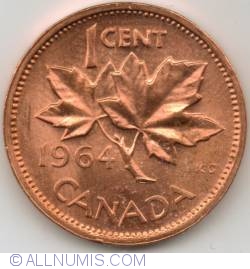 Image #2 of 1 Cent 1964
